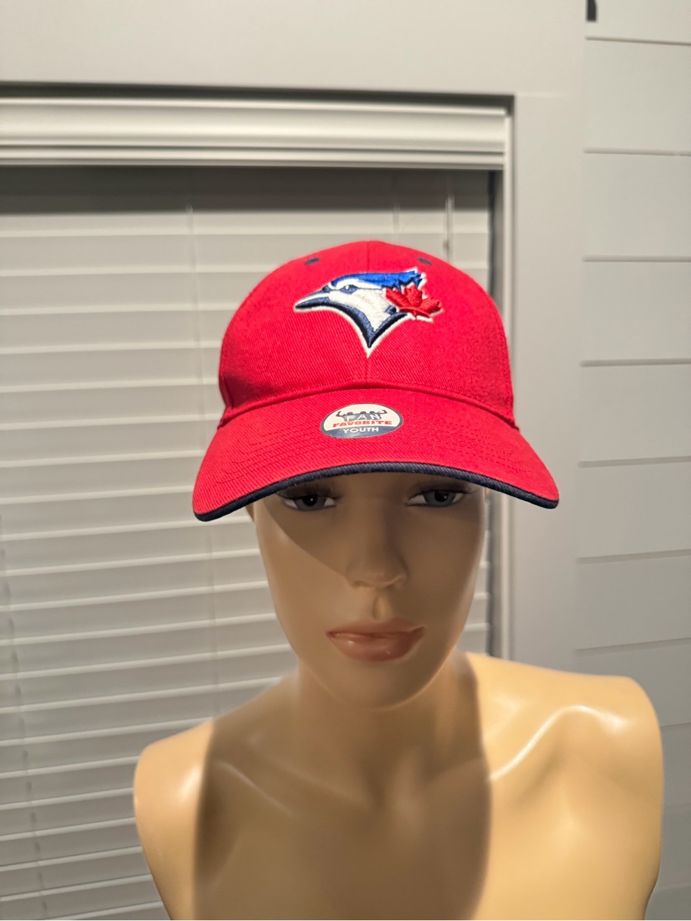MLB Toronto Blue Jays MLB Youth Adjustable Baseball Cap (Red)